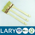 (6533) natural wooden handle hollow level filament radiator brush
